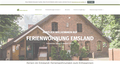 Desktop Screenshot of ferien-emsland.de